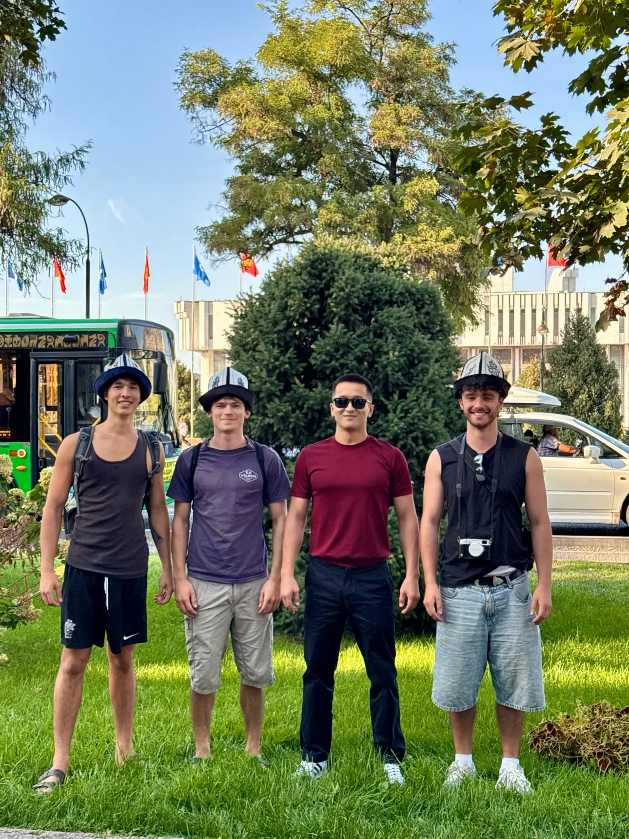 Clients at the GG Visa office in Bishkek